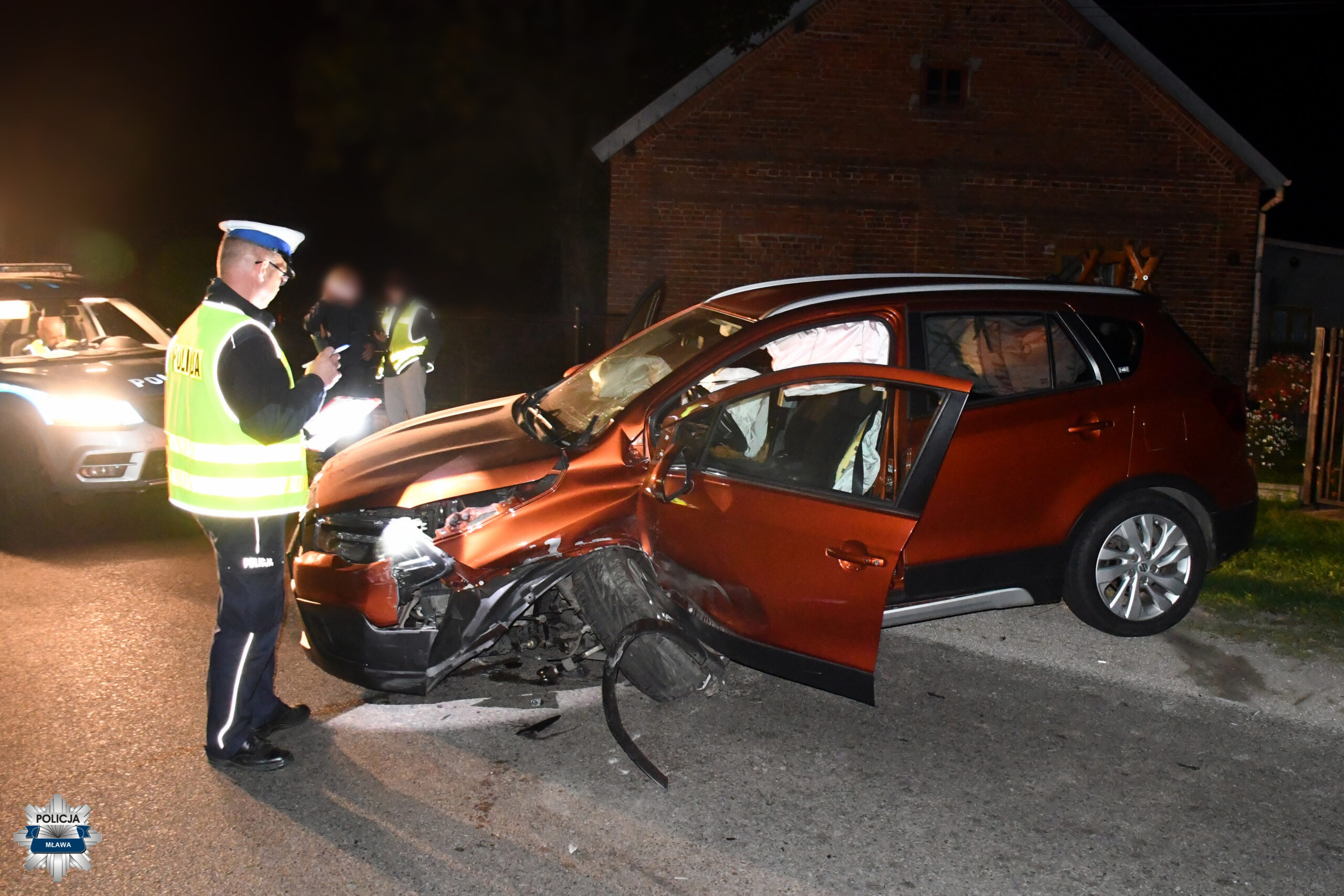 Wypadek w Rochni, ranna 52-letnia kobieta