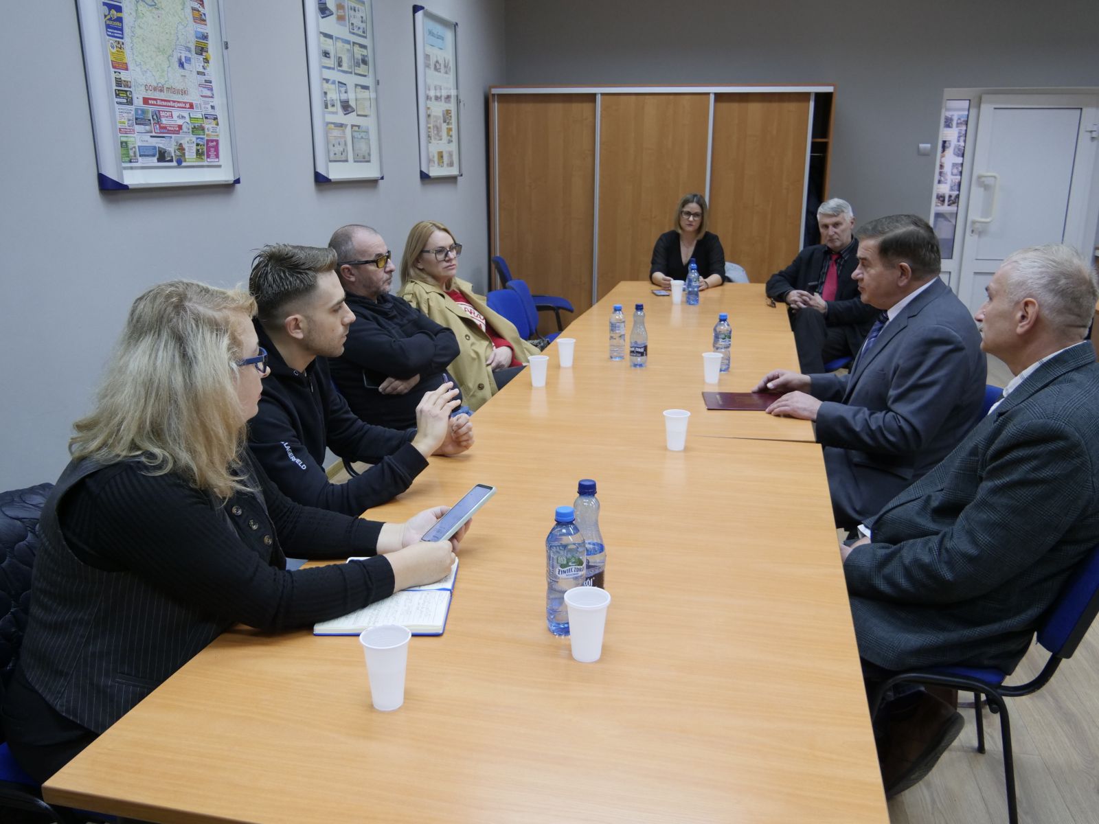 Konferencja prasowa o sytuacji mławskiego szpitala. Zaległości  SP ZOZ wobec ZUS-u opiewają na kwotę ponad 7 500 000,00 zł.