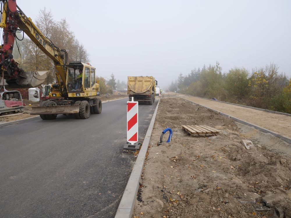 Remont ulicy Płockiej na półmetku