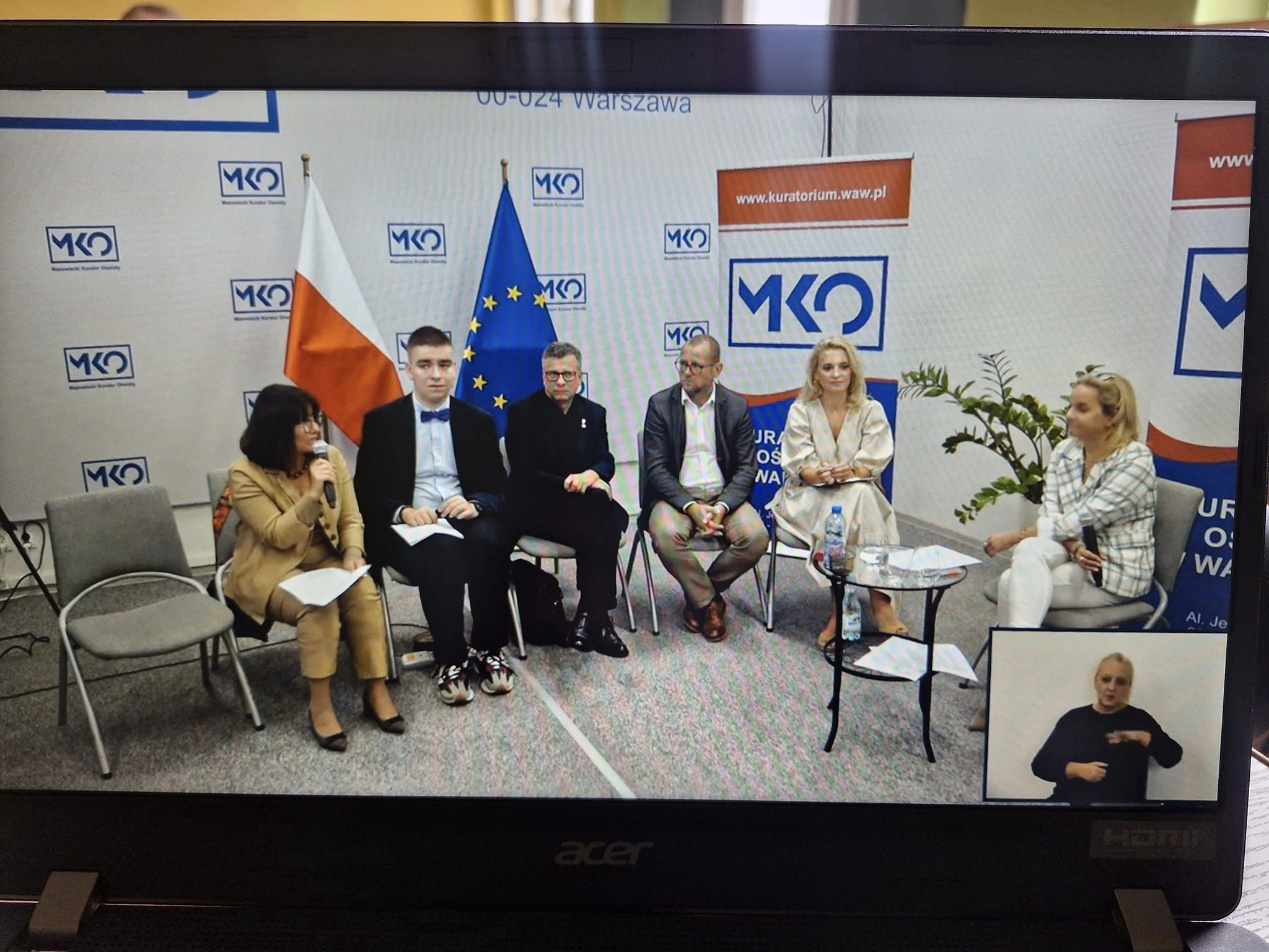 Debata on-line „Nie bądź obojętny…” z udziałem SP 2