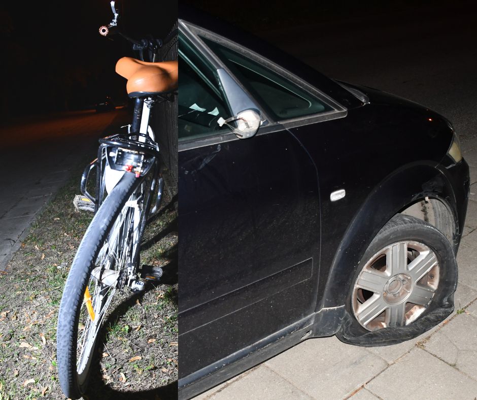 Wypadek na ul. Nowowiejskiej w Mławie, ranna rowerzystka. Policja ostrzega