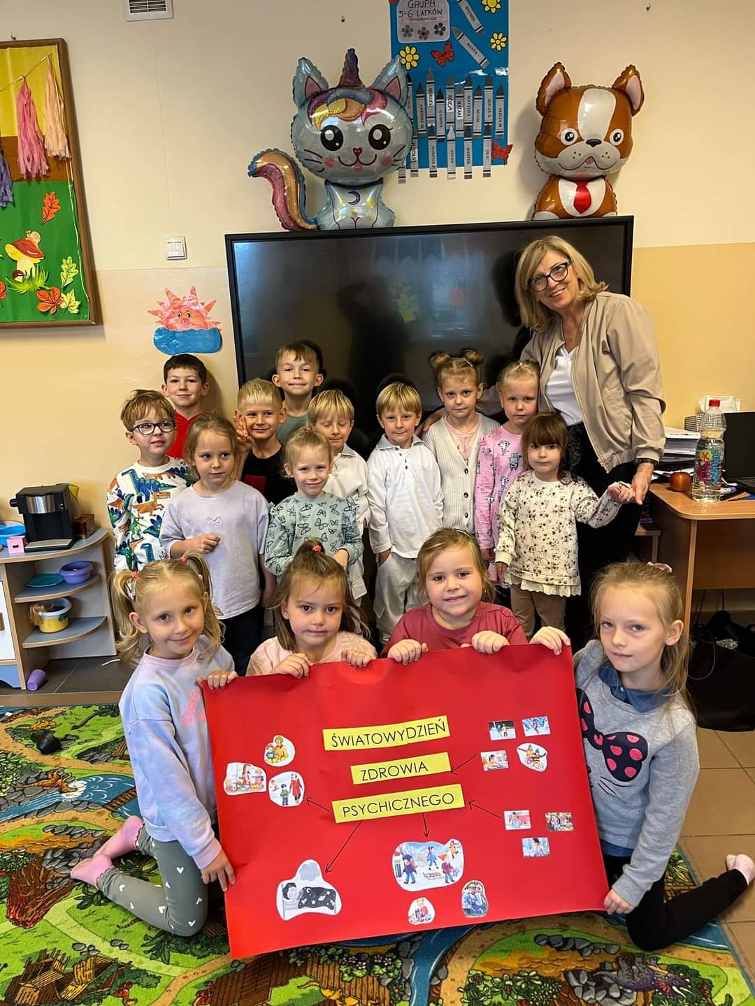 Światowy Dzień Zdrowia Psychicznego w Przedszkolu w Windykach [ZDJĘCIA]