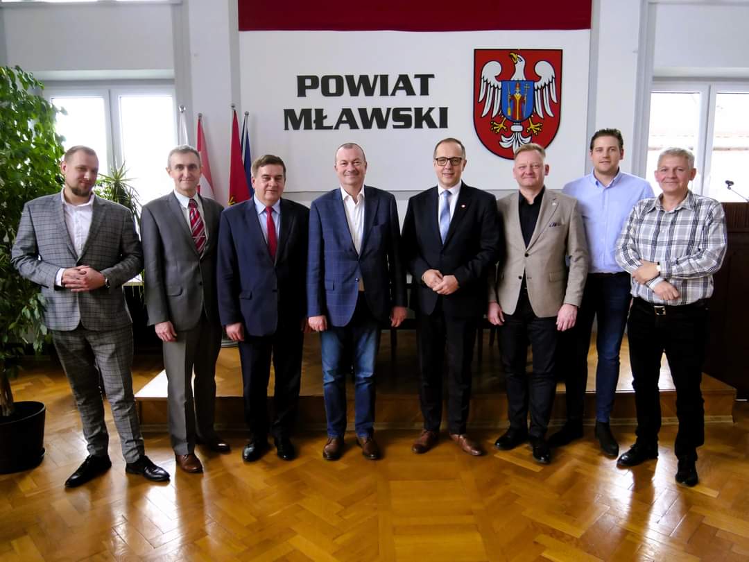 Wiecmarszałek Wiesław Raboszuk z wizytą w powiecie mławskim