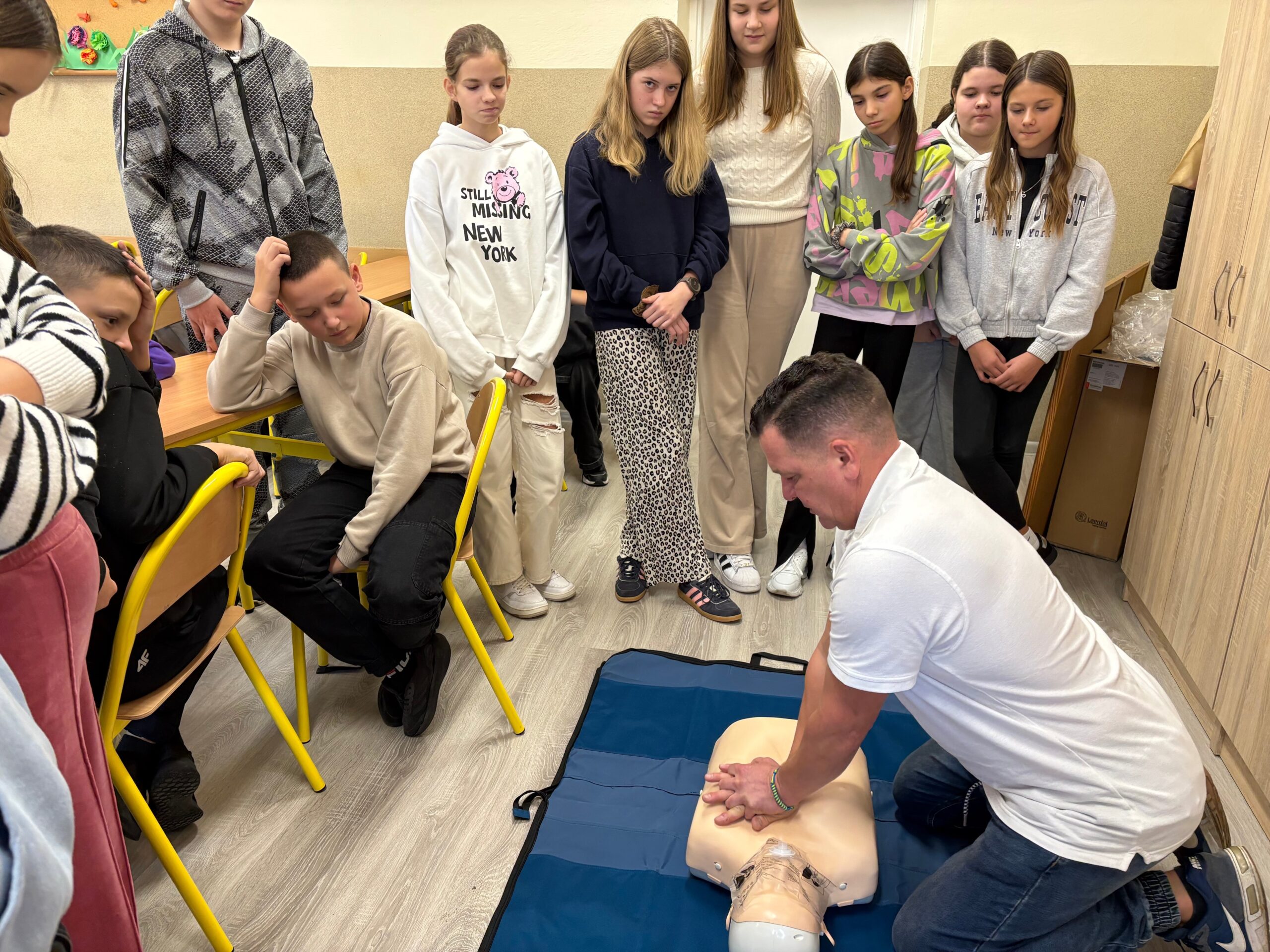 Pierwsza pomoc w Szkole Podstawowej nr 3 w Mławie