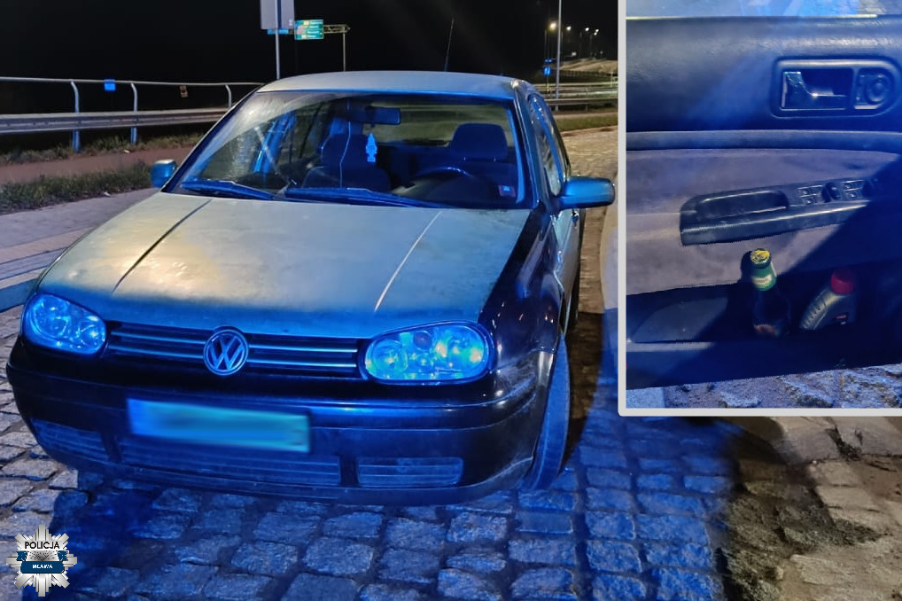 Nietrzeźwy kierowca z dożywotnim zakazem kierowania pojazdami, zatrzymany na S7