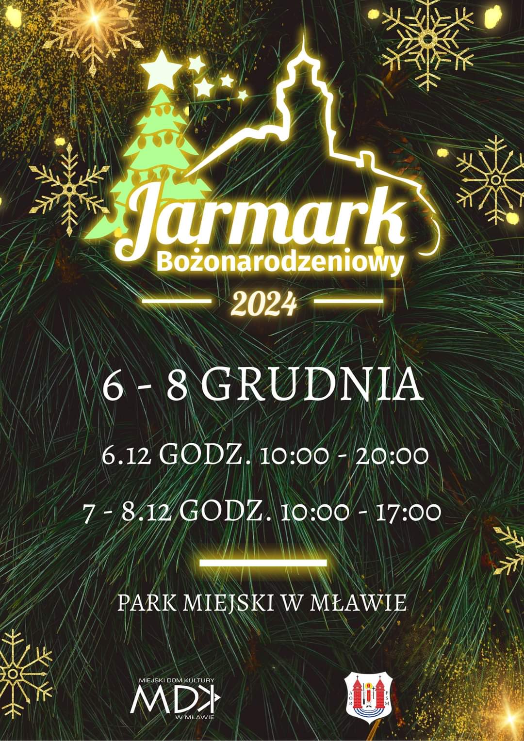 Zapraszamy na Jarmark Bożonarodzeniowy w Mławie