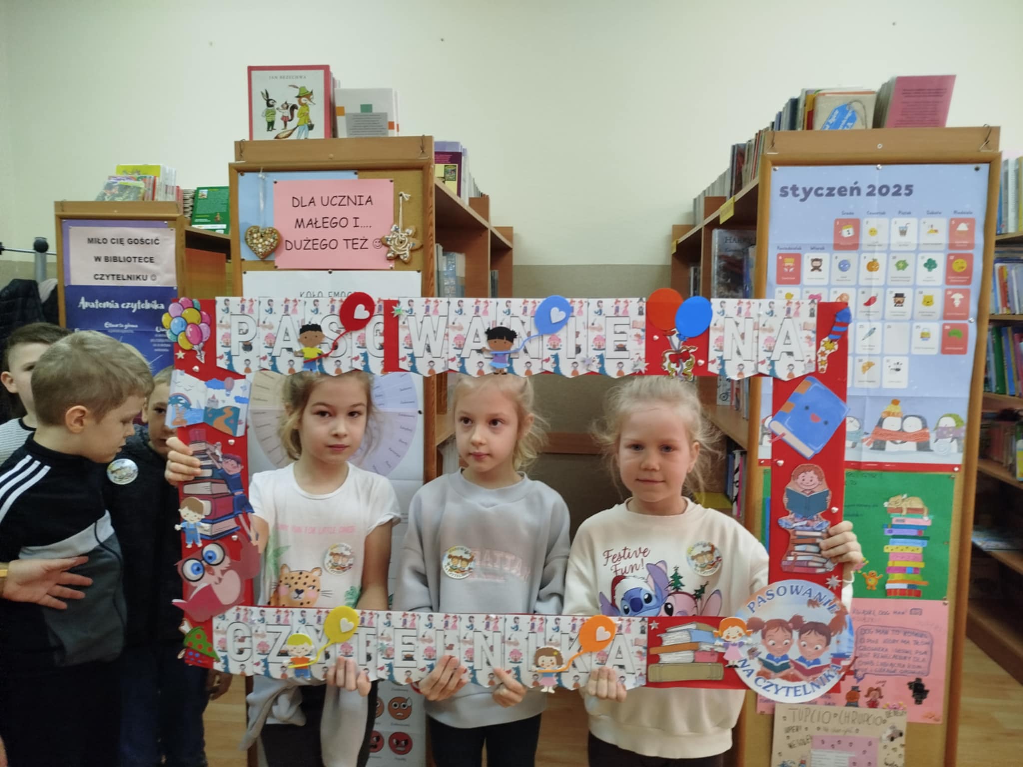 Przyjęcie uczniów klas I w poczet czytelników biblioteki SP nr 3