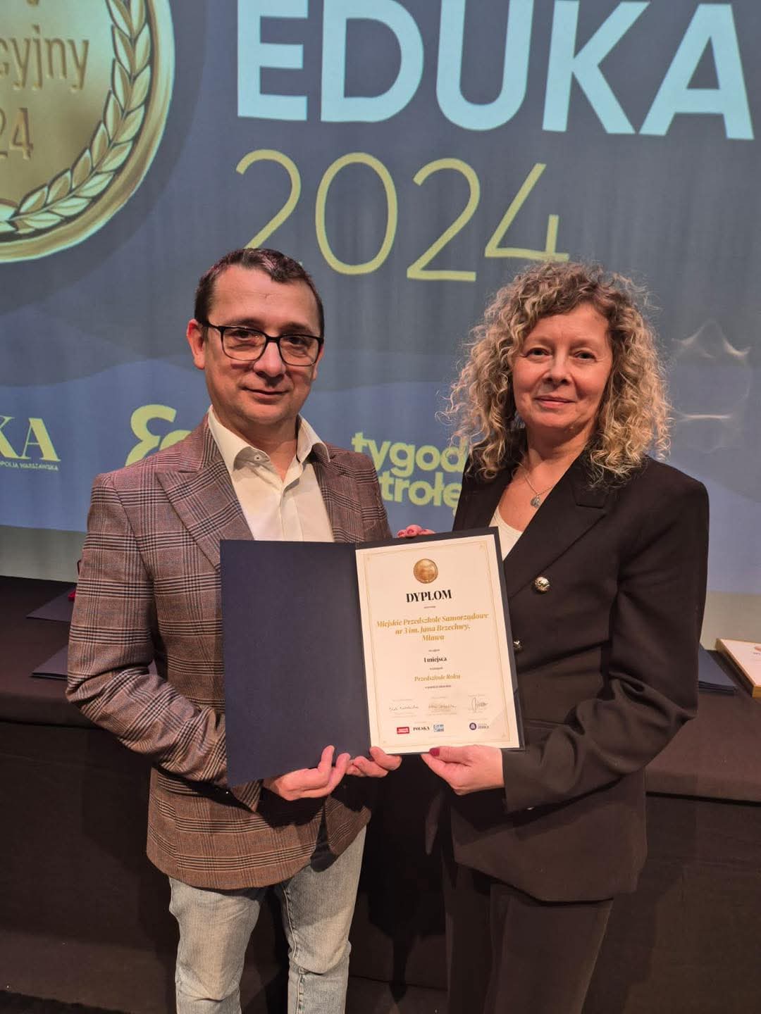 Wyróżnienie dla Miejskiego Przedszkola Samorządowego nr 3 w Mławie