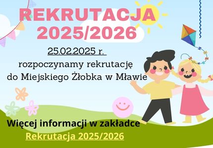 Ruszają zapisy do Miejskiego Żłobka w Mławie 