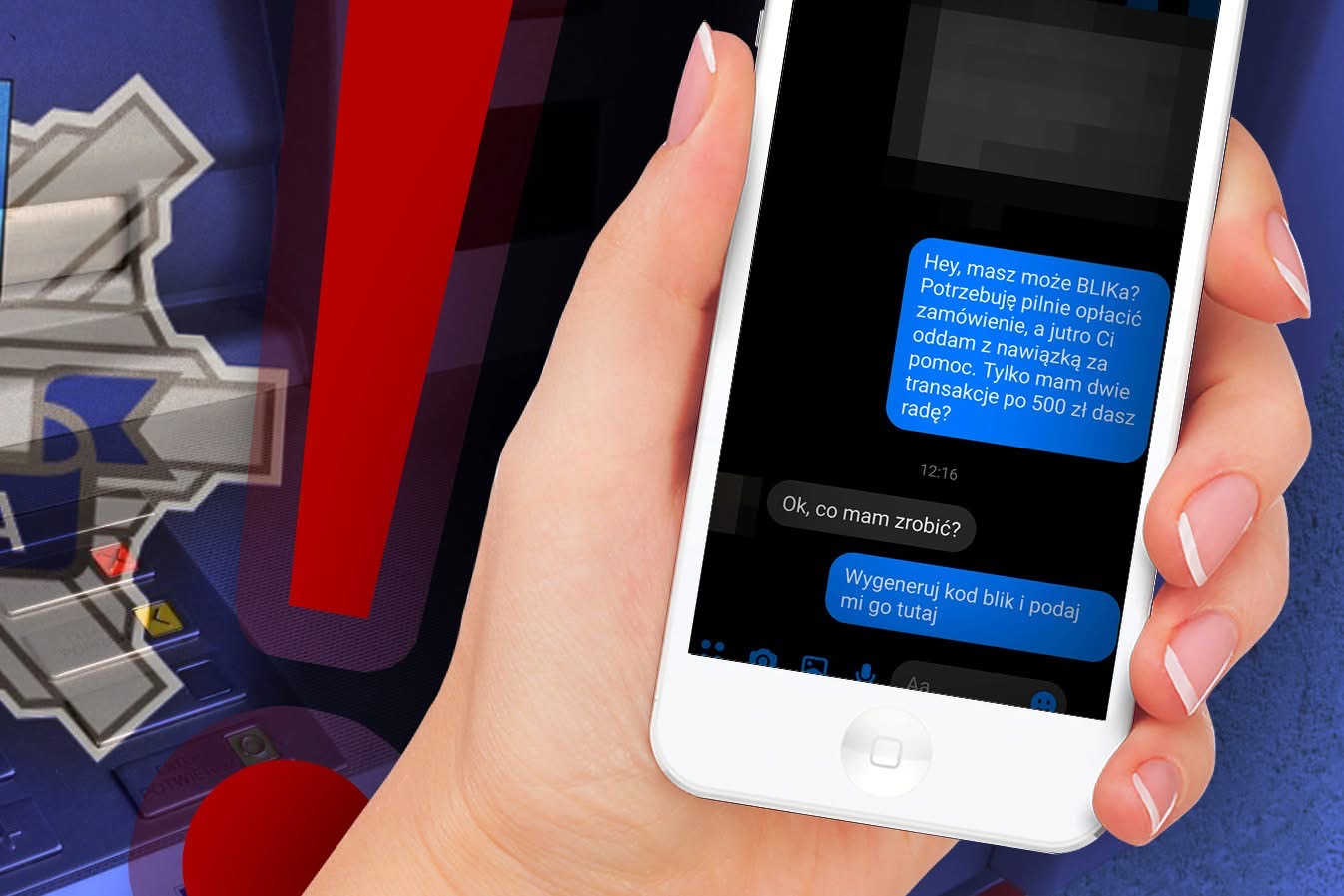 Metoda oszustwa na ‚BLIK-A’, pieniądze straciły dwie mieszkanki Mławy
