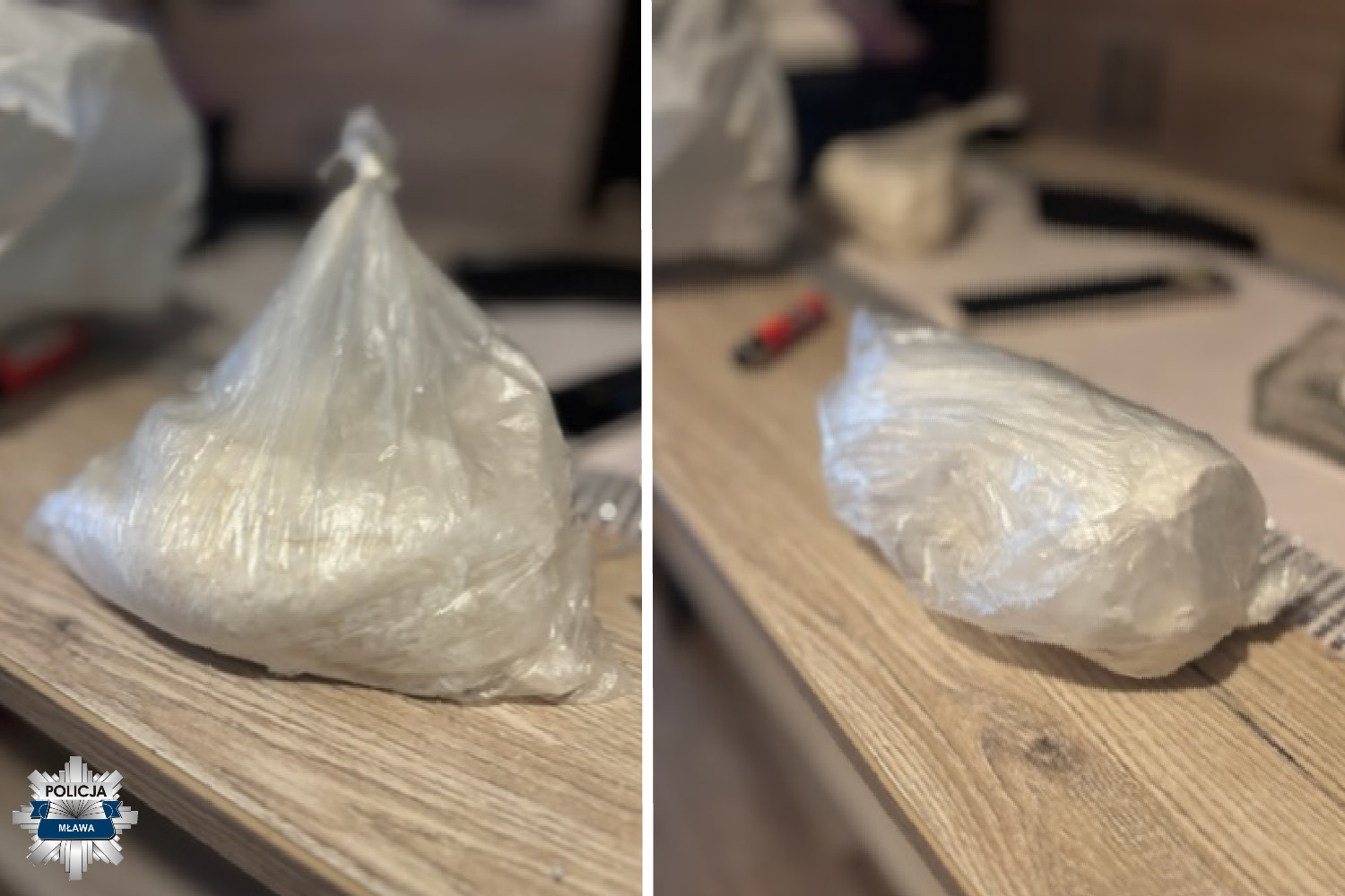 Duża ilość narkotyków zabezpieczona na mławskim osiedlu. Diler trafił do aresztu