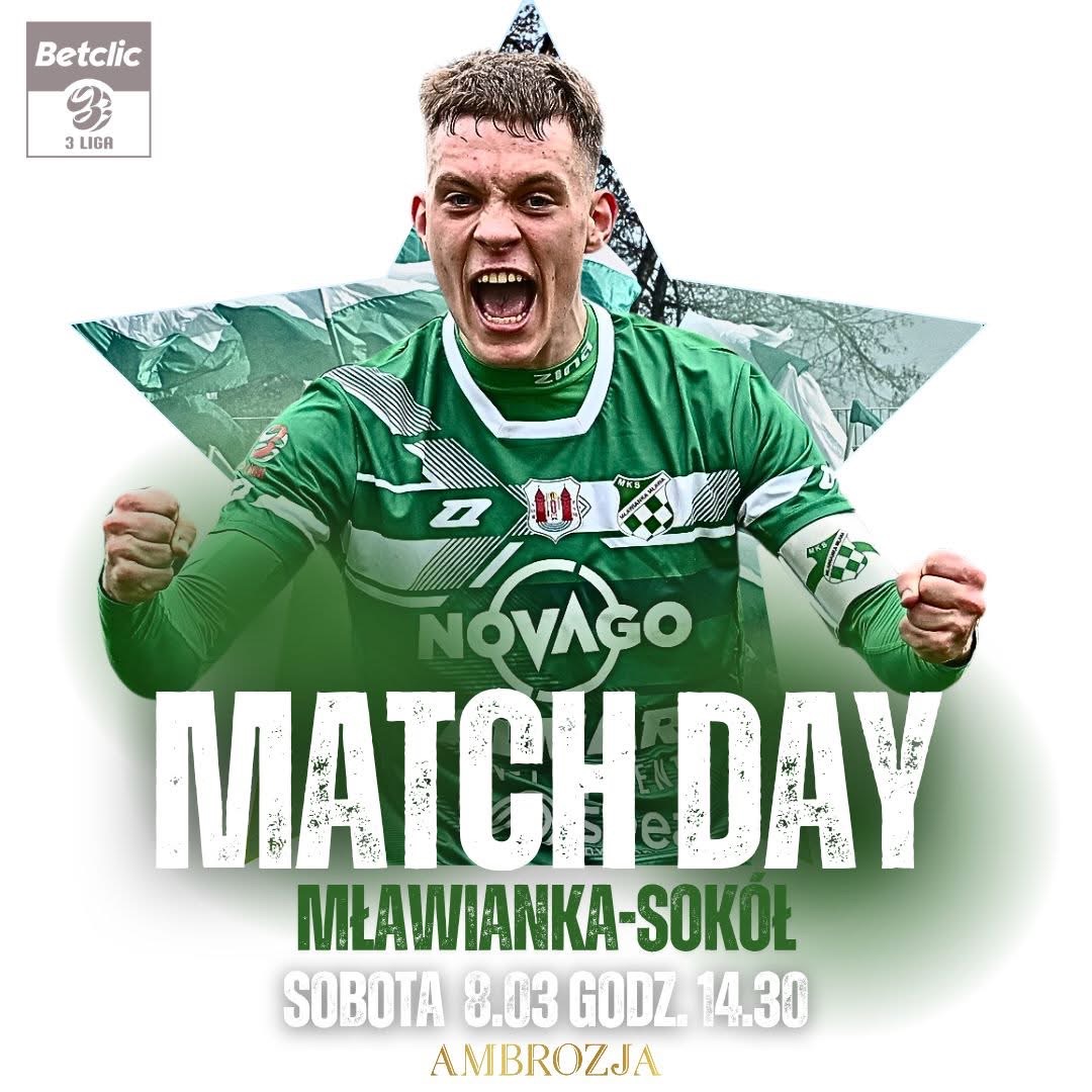 Czas na rewanż! Mławianka Mława rozpoczyna rundę wiosenną starciem z Sokołem
