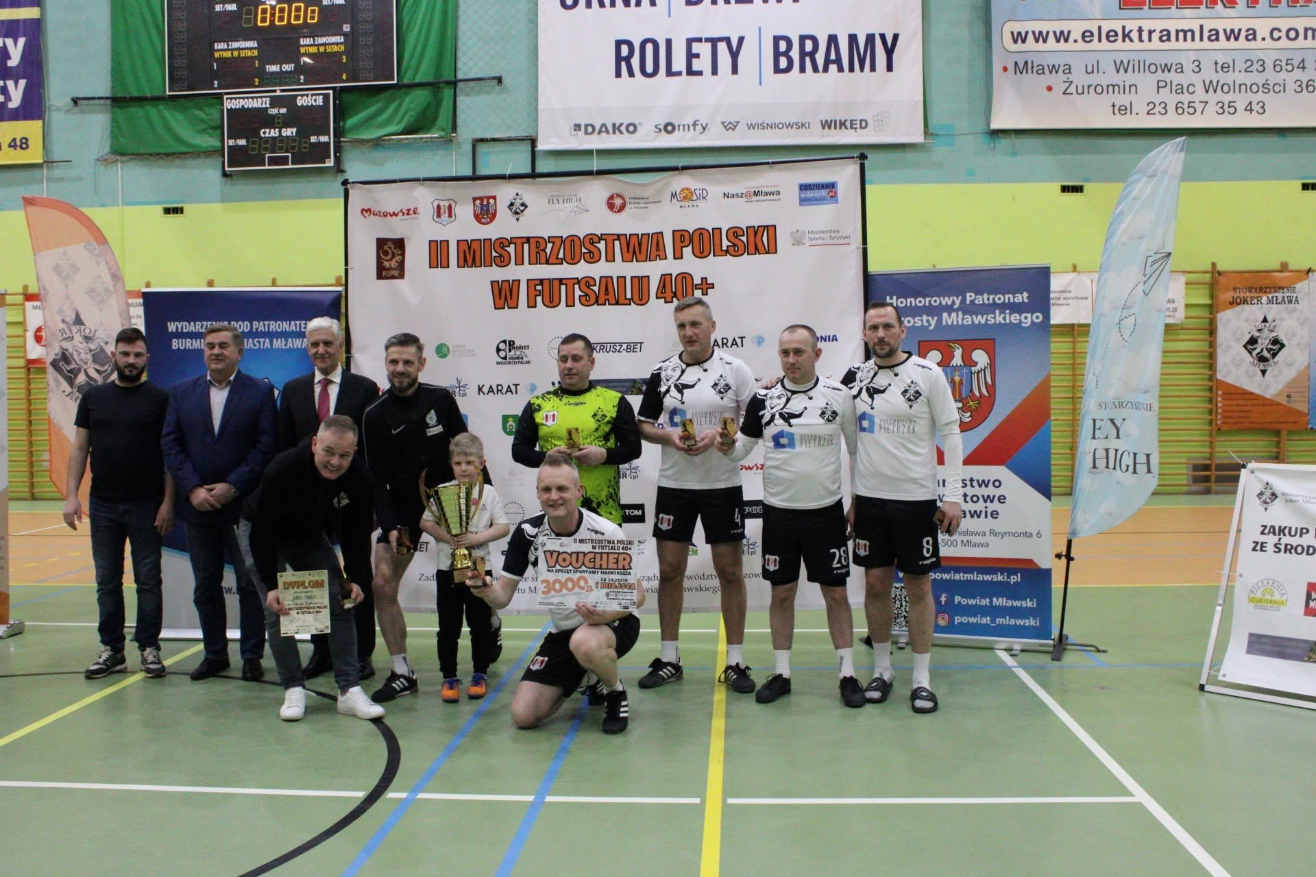 Joker Mława Mistrzem Polski w Futsalu 40+!