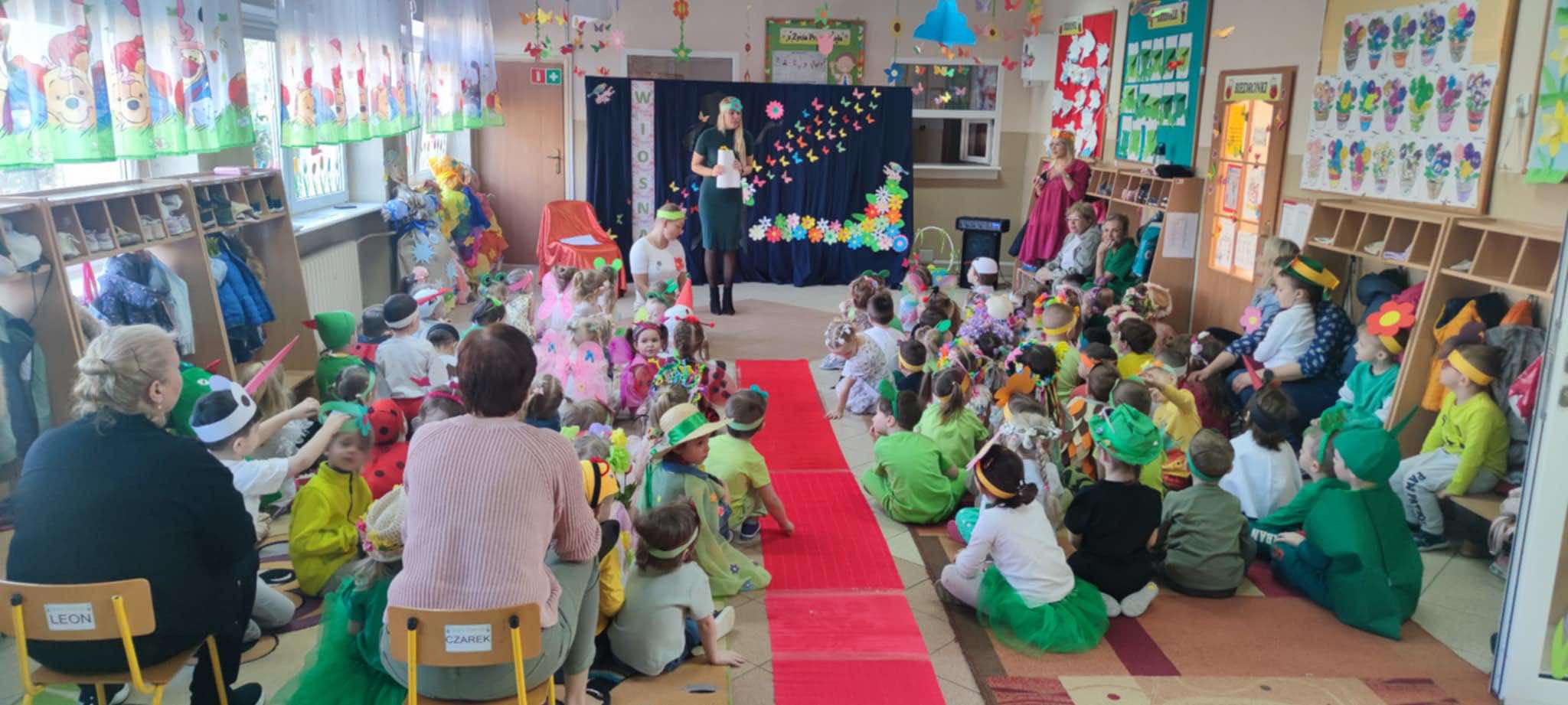 Przedszkolaki powitały wiosnę! Radosne świętowanie w MPS nr 3
