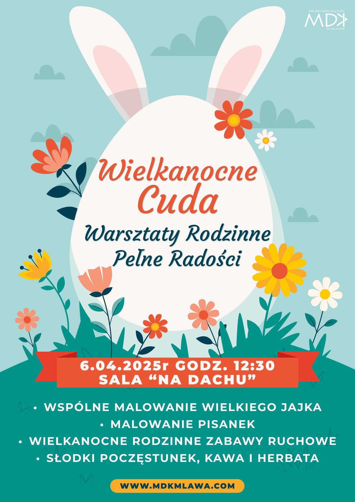 Wielkanocne Cuda – Rodzinne Warsztaty w MDK Mława! 
