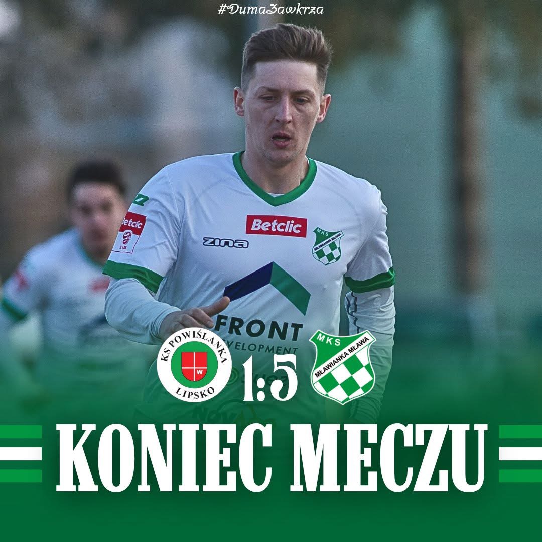 Mławianka Mława pewnie melduje się w ćwierćfinale Forbet Mazowieckiego Pucharu Polski!