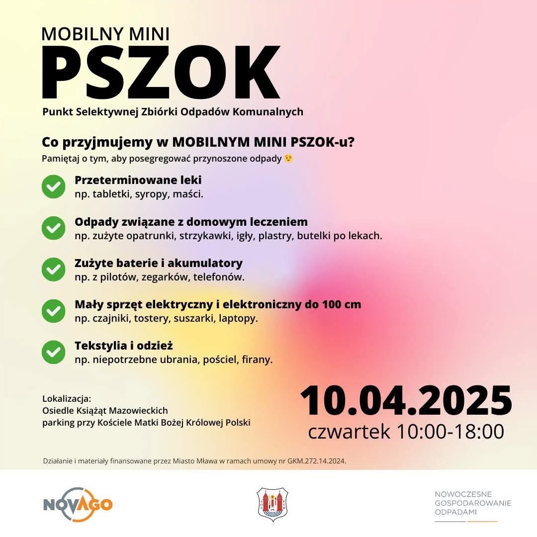 Mobilny mini-PSZOK na OKM – przynieś odpady!