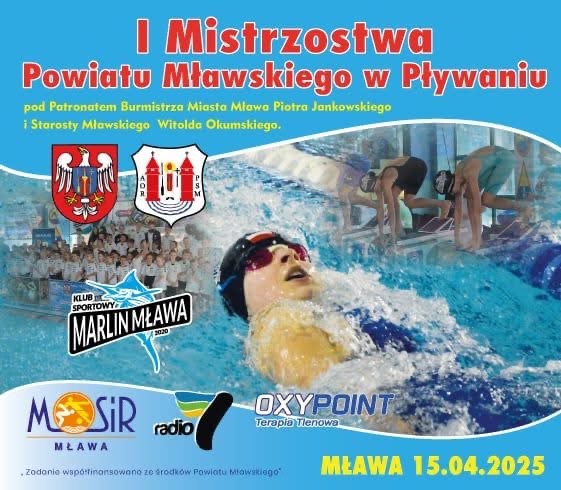 Sportowe święto pływania w Mławie! I Mistrzostwa Powiatu Mławskiego w Pływaniu