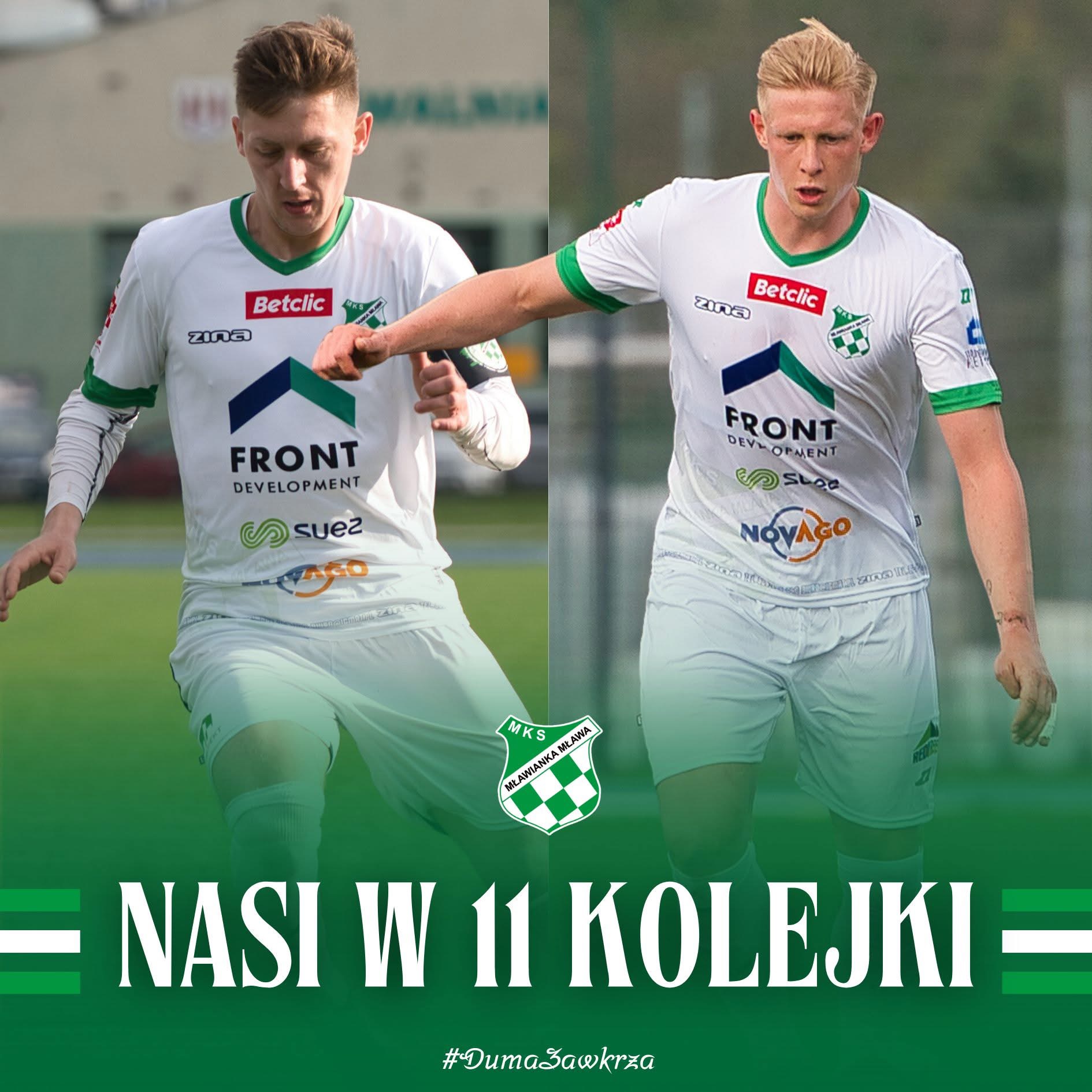 Dwóch zawodników Mławianki w Jedenastce Kolejki!