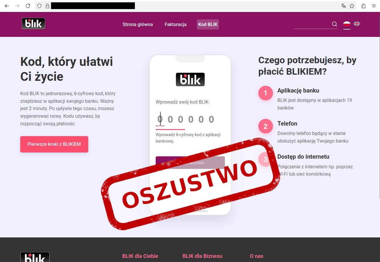 Nowa fala oszustw! Podszywają się pod BLIK i wyłudzają dane