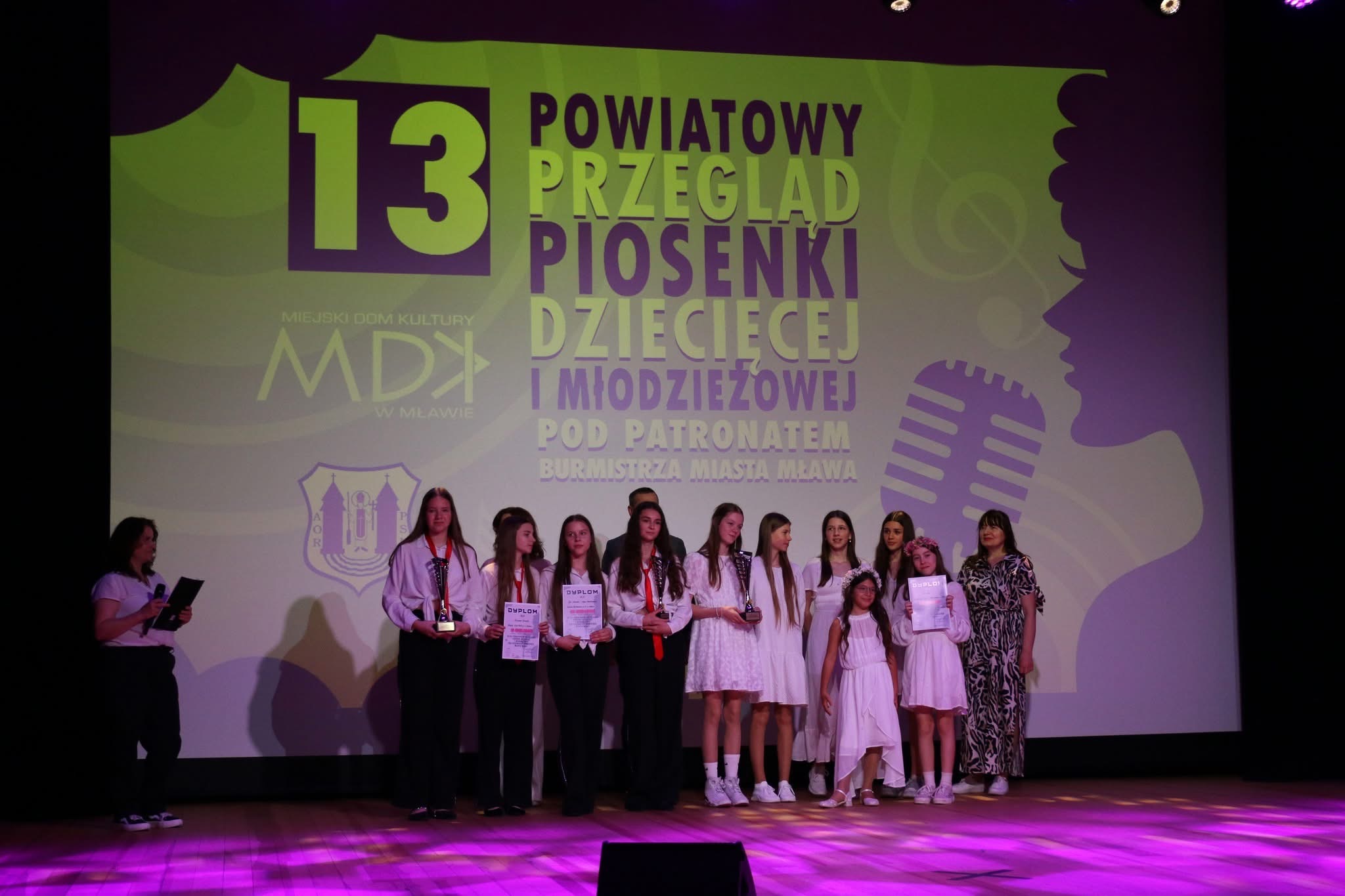 Muzyczne święto młodych talentów w Mławie – 13. Powiatowy Przegląd Piosenki Dziecięcej i Młodzieżowej