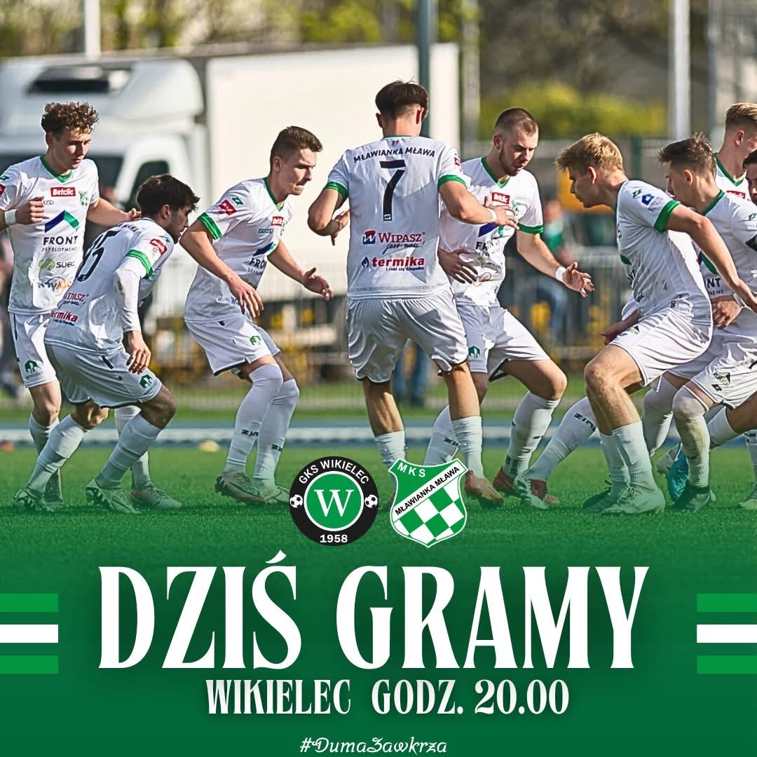 Mecz GKS Wikielec vs Mławianka Mława już dziś! 
