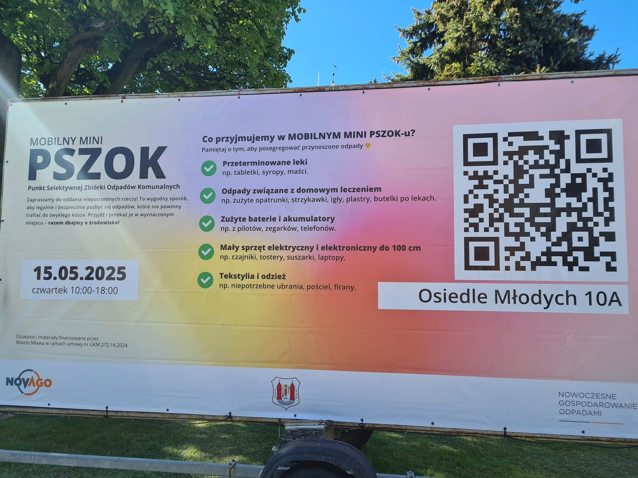 Mobilny mini PSZOK na Osiedlu Młodych!