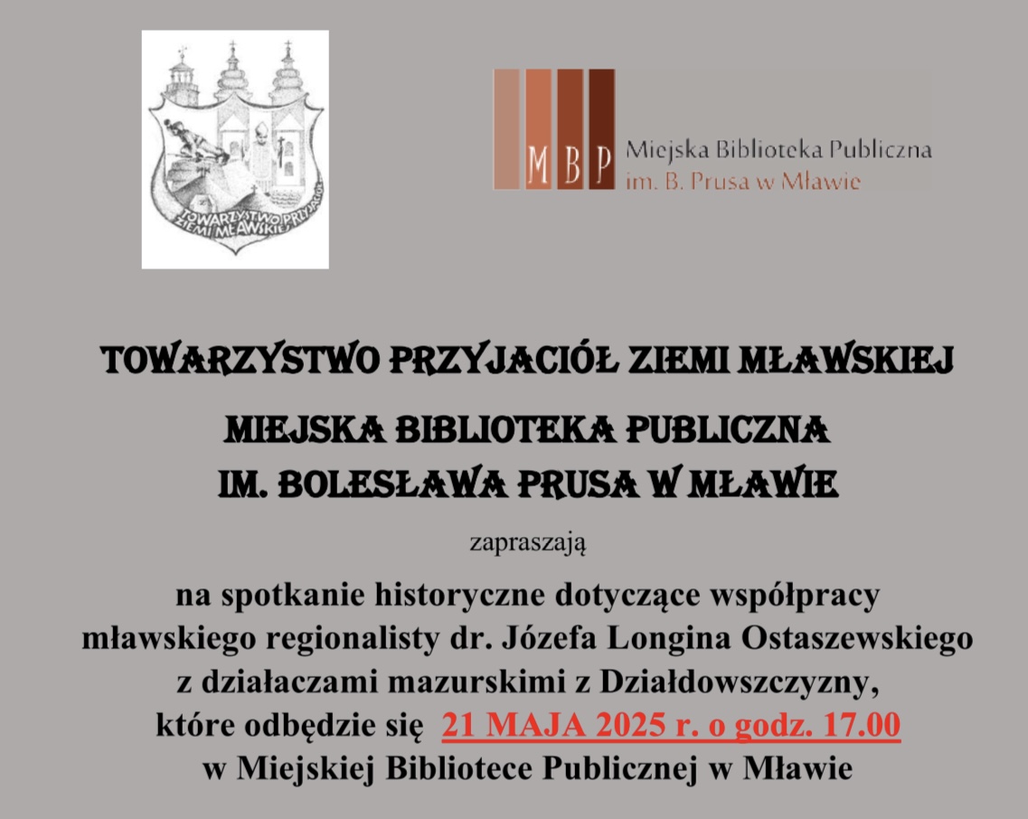 Spotkanie historyczne w mławskiej bibliotece – o współpracy regionalistów i promocji książki o Biedrawach