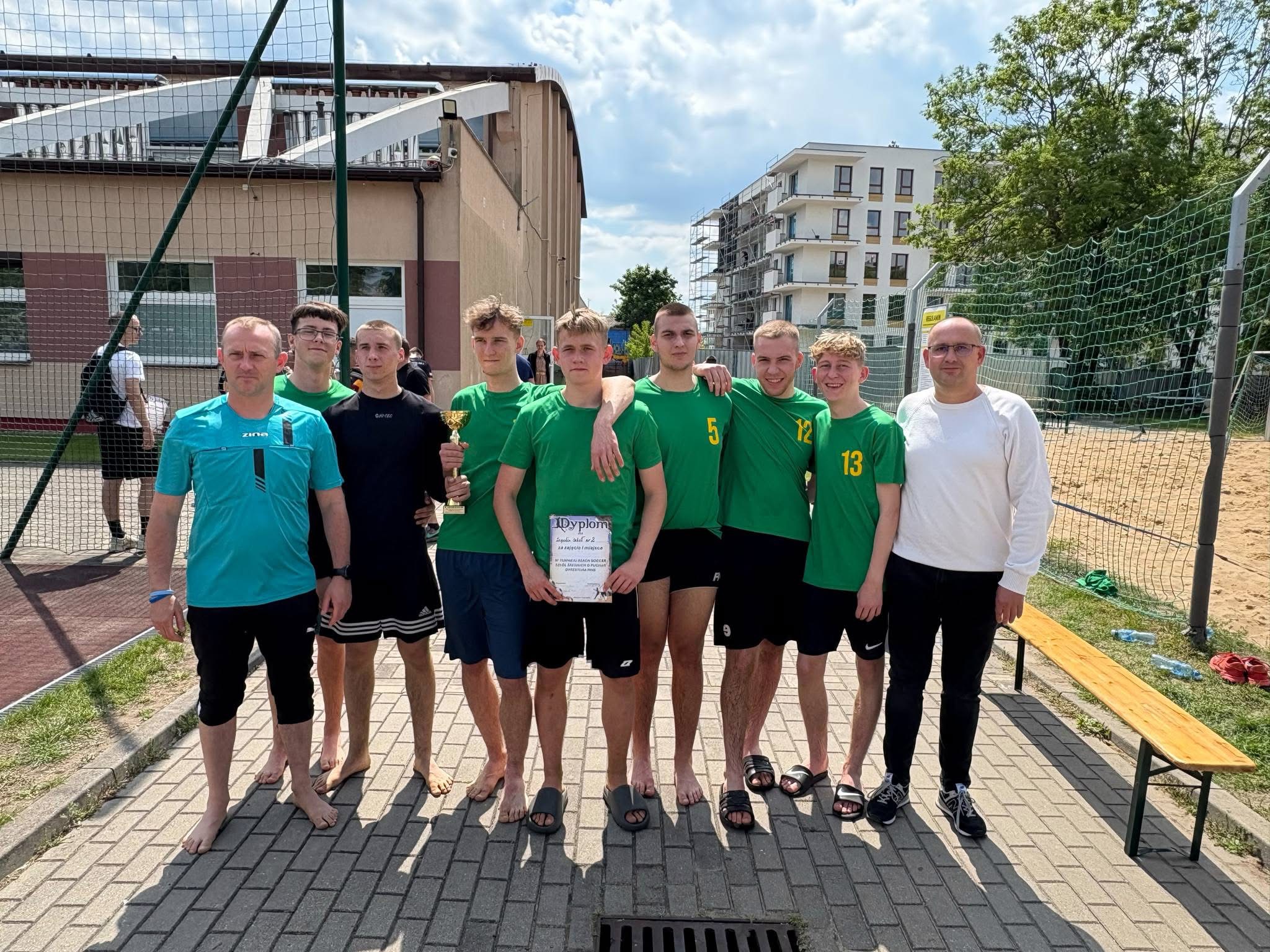 Zespół Szkół Nr 2 w Mławie zwycięzcą Turnieju Beach Soccera szkół ponadpodstawowych!
