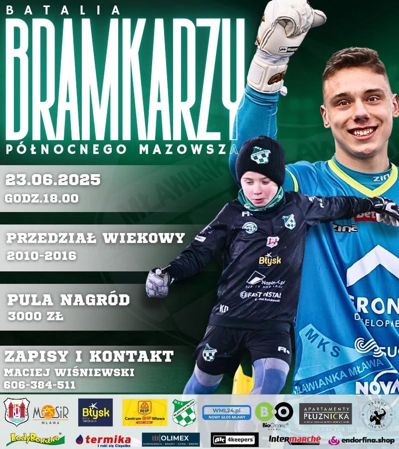 Ruszają zapisy na sportową przygodę dla młodych bramkarzy z Północnego Mazowsza