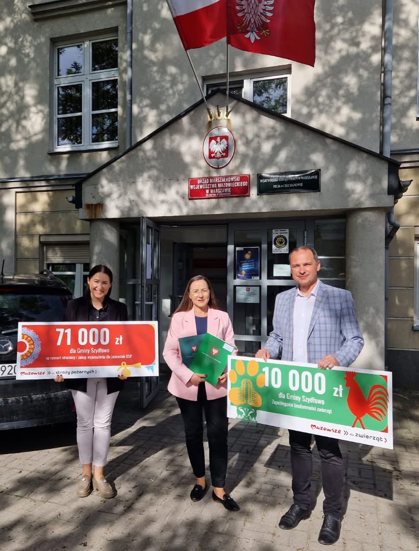 Dobre wieści dla Gminy Szydłowo – mamy kolejne wsparcie finansowe