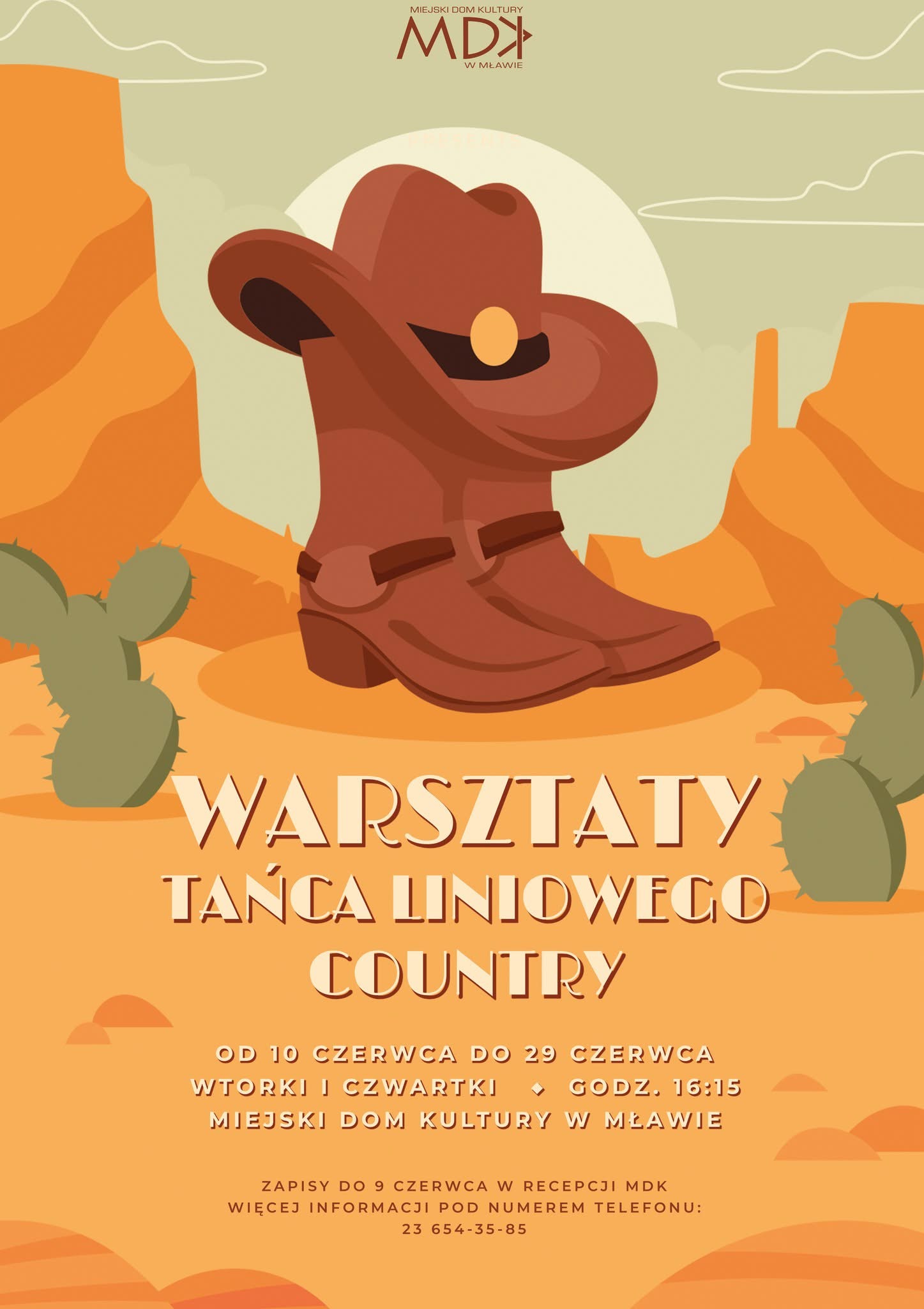 W rytmie country – ruszają warsztaty tańca liniowego w Mławie!