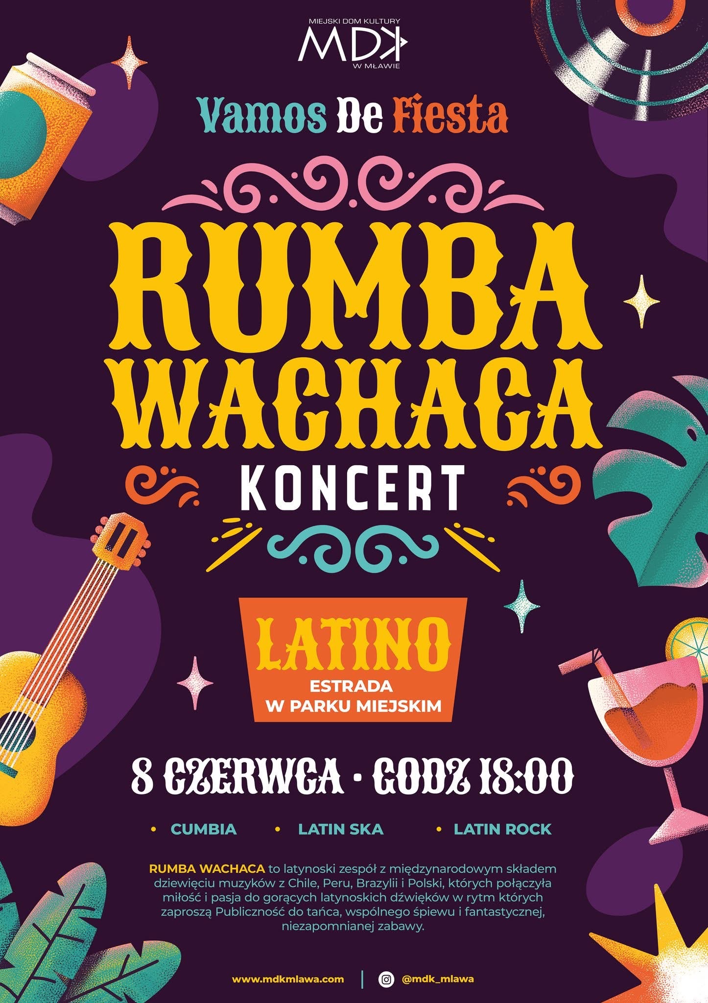 Rumba Wachaca otworzy koncertowe lato w Mławie! 