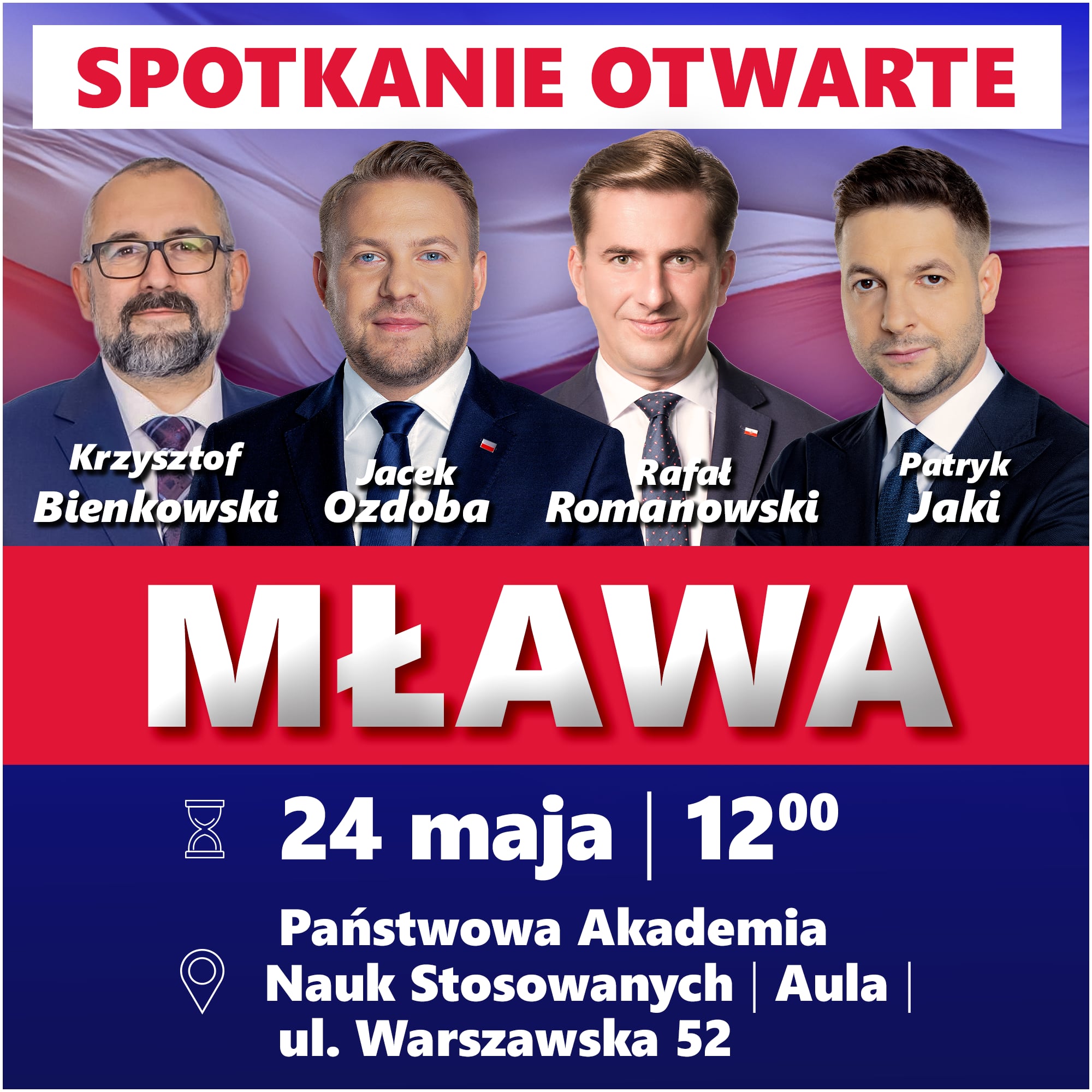 Spotkanie z parlamentarzystami w Mławie – zaproszenie na otwarte wydarzenie