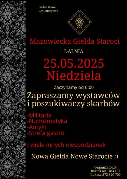 Pierwsza Mazowiecka Giełda Staroci w Dalni