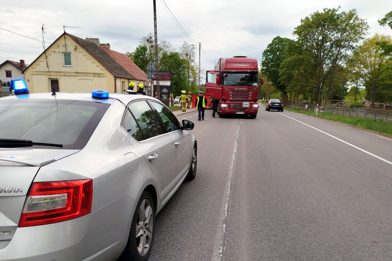 Wypadek w Żurominku, pieszy pod kołami TIRa