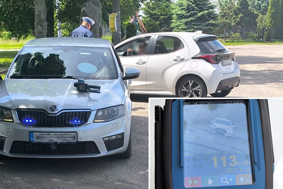 Kierowca toyoty pędził jak szalony… w pobliżu szkoły!