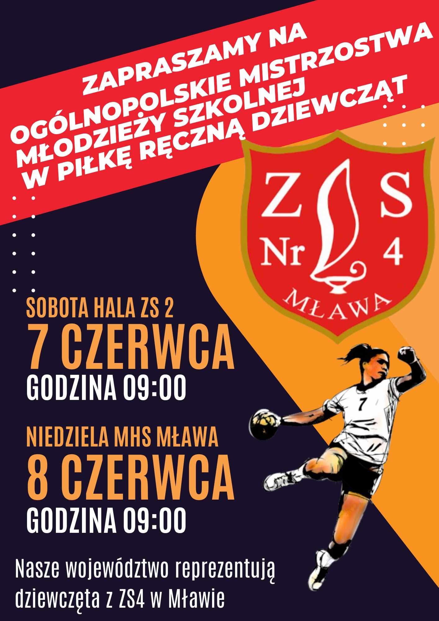 Ogólnopolskie Mistrzostwa Młodzieży Szkolnej w Piłkę Ręczną Dziewcząt – sportowe emocje w Mławie!