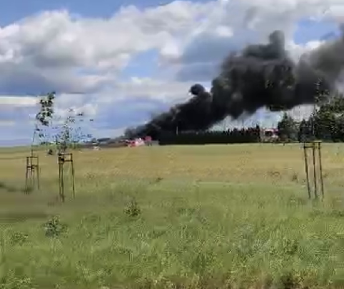 Z OSTATNIEJ CHWILI – POŻAR W MŁAWIE!
