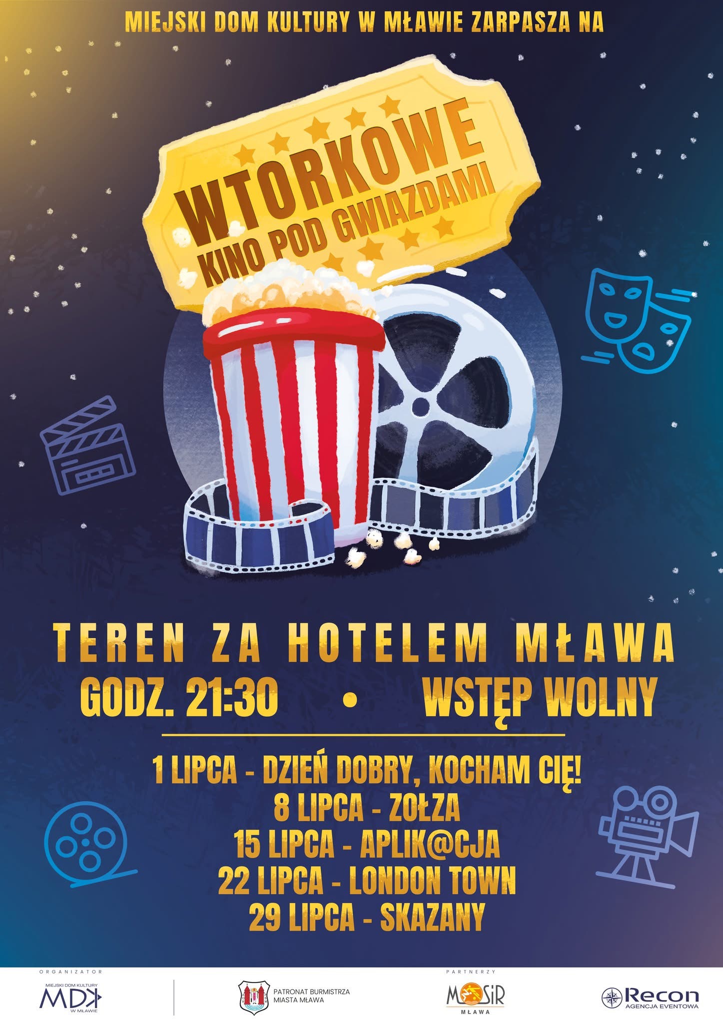 Wtorkowe Kino pod Gwiazdami. Już jutro kolejny seans! 