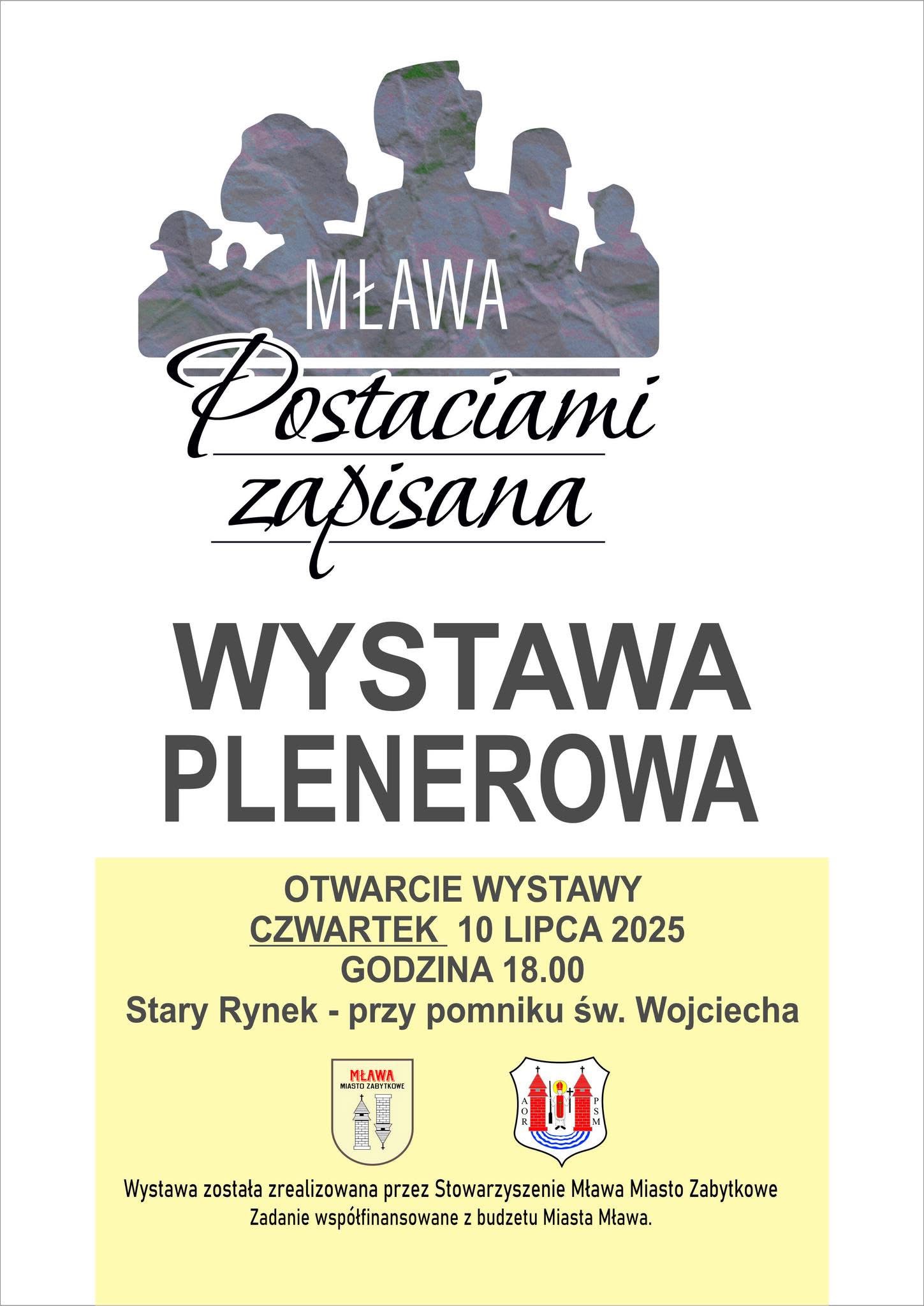 „Mława postaciami zapisana” – wyjątkowa wystawa już 10 lipca na Starym Rynku