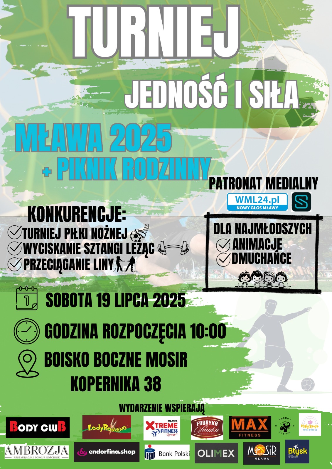 Jedność i siła Mława 2025 – Turniej, który połączy pokolenia, środowiska i pasje