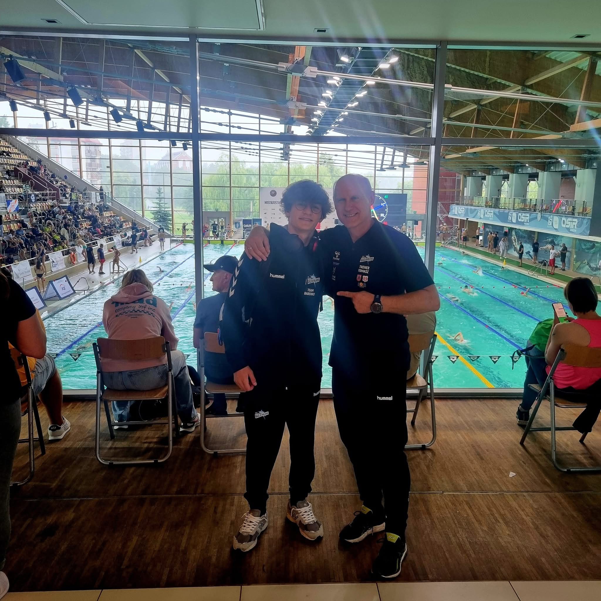 Mistrzostwa Polski Juniorów Młodszych 14 lat – Olsztyn 2025: Daniłł Babenko z Marlin Mława w finałach! 