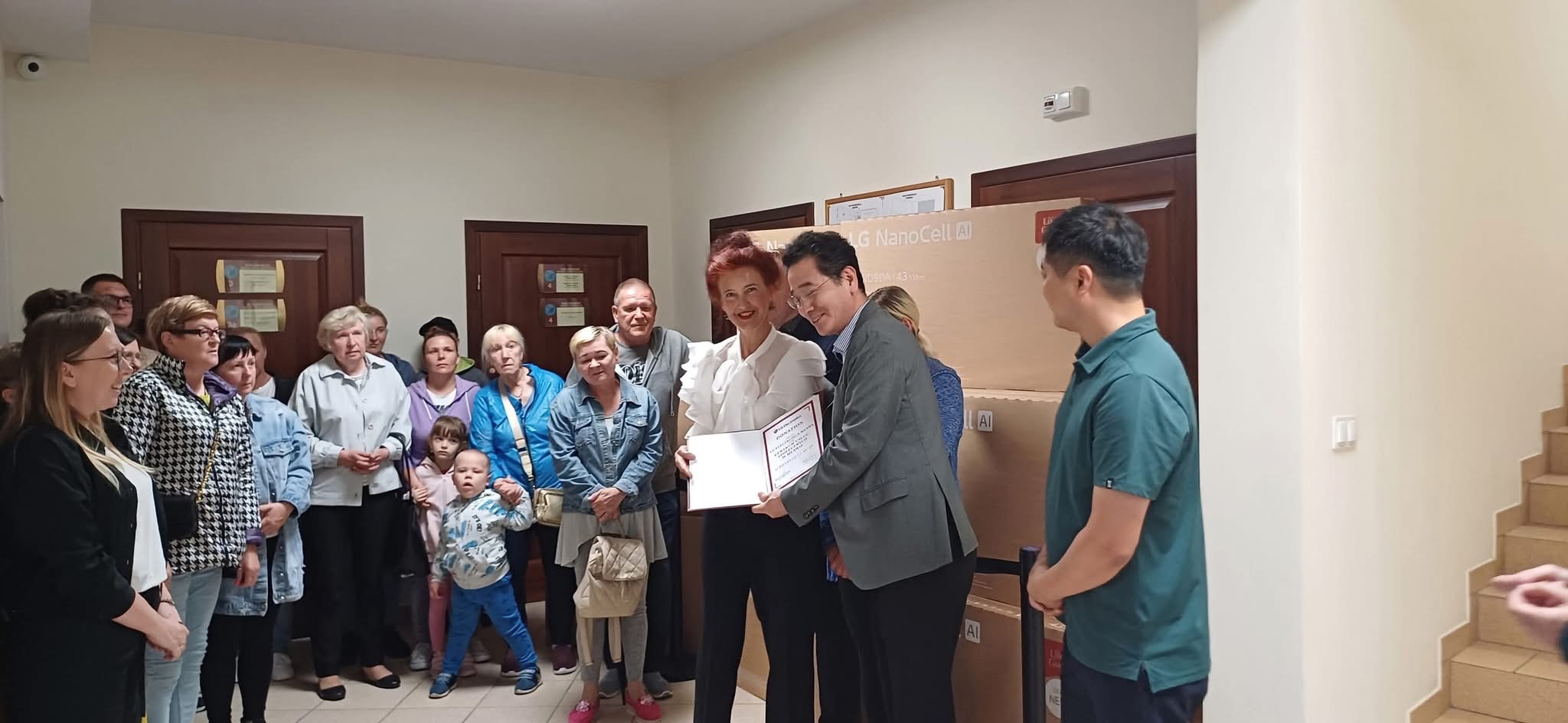 LG Electronics pomaga rodzinom po pożarze!