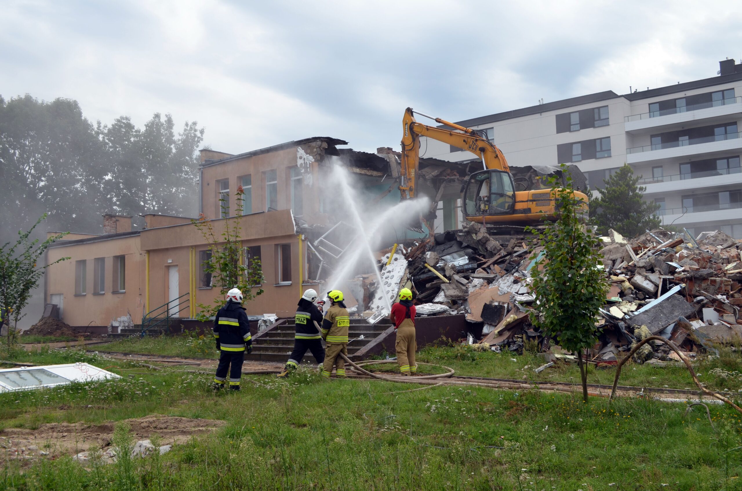 Trwa rozbiórka budynku Miejskiego Przedszkola. W jego miejsce powstanie nowoczesny żłobek
