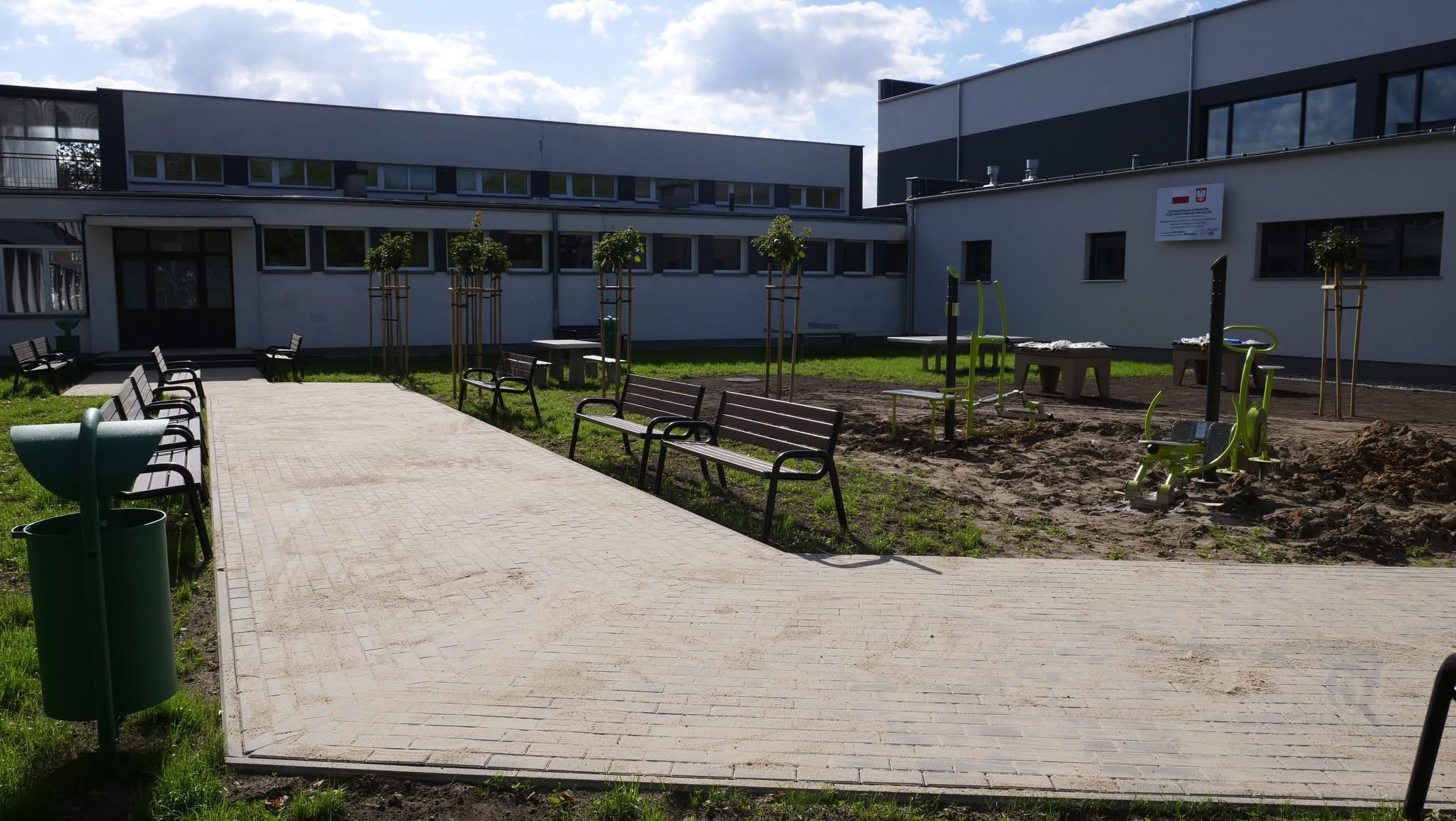 Przy mławskim „Ekonomiku” powstaje nowy teren rekreacyjny dla młodzieży 