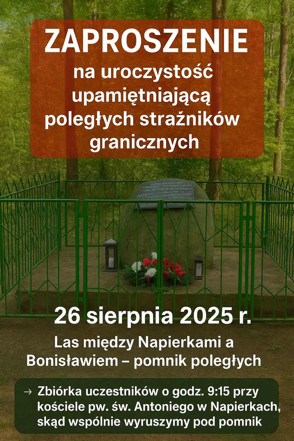 Uroczystość upamiętniająca poległych strażników granicznych! 