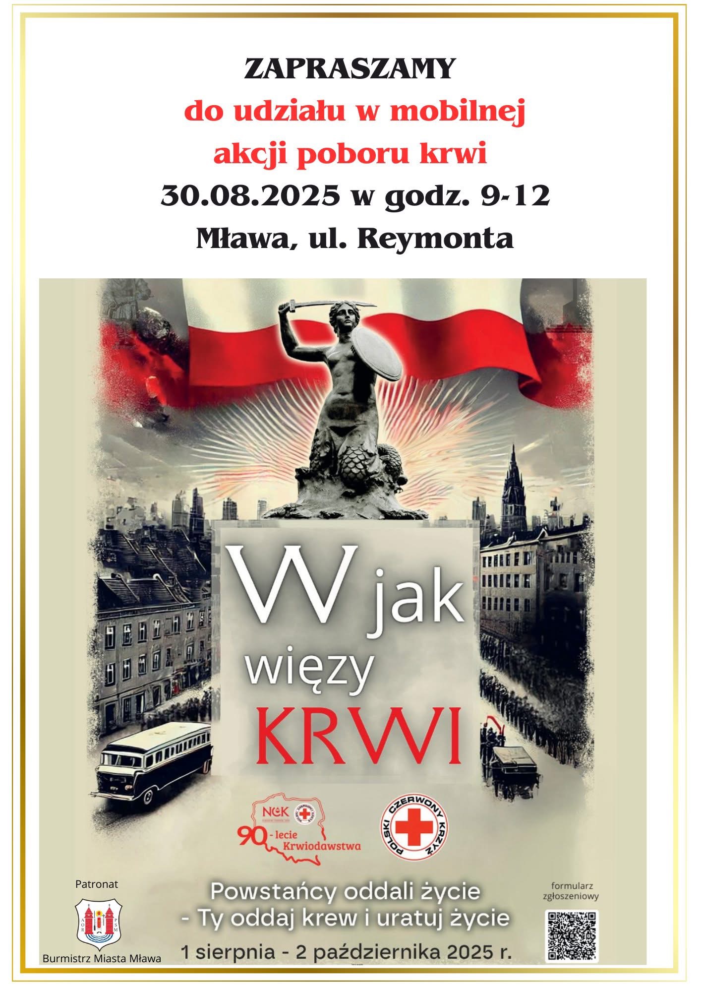 „W jak więzy Krwi” – oddaj krew, oddaj hołd Powstańcom! 