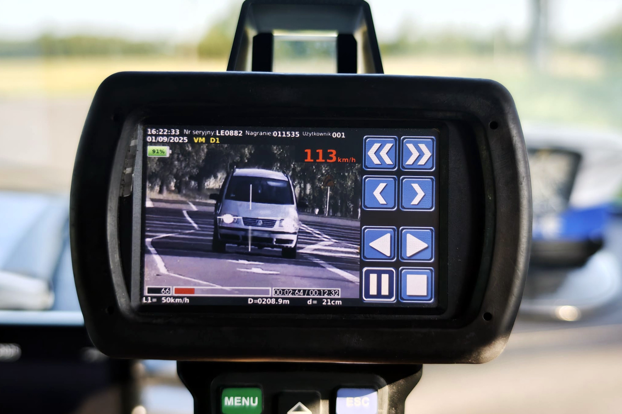 Morawy i Strzegowo: drogowi piraci w rękach policji. Rekord – 123 km/h!