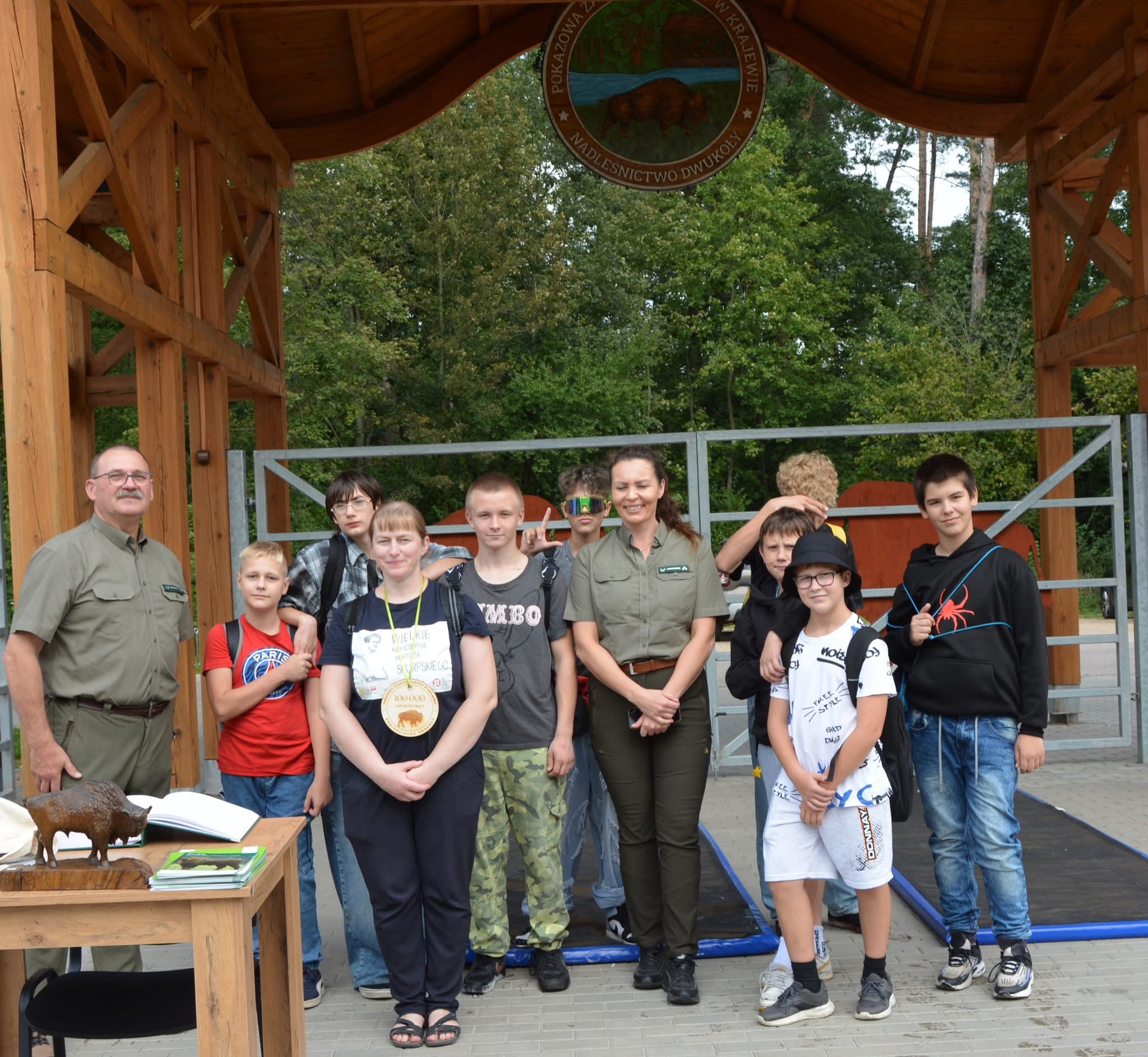 100-tysięczni odwiedzający w Pokazowej Zagrodzie Żubrów w Krajewie! 